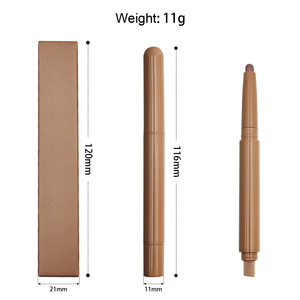 Crayon à lèvres mat double-embout 11 couleurs, résistant à l'eau, lisse, nude, marron foncé, marque privée - Product Image 4