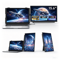 Écran portable pour ordinateur portable 15,6 pouces, 1080P FHD IPS, anti-traces de doigts, dos texturé, pour le bureau et les voyages, OEM ODM Factory