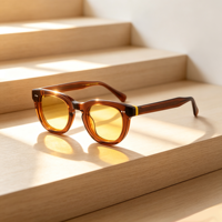 CONCHEN 2026 Nouvelles Lunettes de Soleil Polarisées en Acétate Faites à la Main de Haute Qualité, Style Vintage, Monture Ronde Épaisse, Logo Personnalisé, Lunettes de Soleil en Acétate pour Femmes
