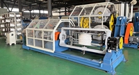 Machine de fabrication de cordes synthétiques PP PE, pompe haute productivité, ligne de production de cordes d'amarrage marines 10-80 mm pour l'aquaculture offshore