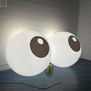 Globo Ocular Inflable Gigante de <span class=keywords><strong>1</strong></span>.5m en Blanco y Negro, Globo Ocular Iluminado para Festivales, Exhibiciones en Centros Comerciales, Promoción Comercial - Product Image 3
