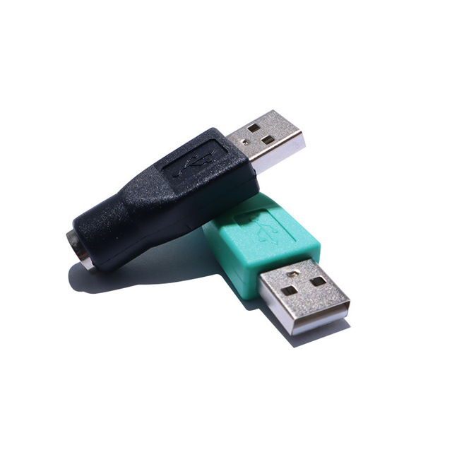 Male USB 2.0 to PS2 PS/2 Female Mouse Keyboard Plug Converter PC Computer PS2 PS/2 to USB Mouse Adapter