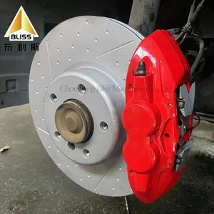Kit Freni Maggiorati Anteriori 340Mm 370Mm Disco <span class=keywords><strong>Freno</strong></span> Modificato Pinza <span class=keywords><strong>Freno</strong></span> da Corsa a 4 Pistoni M4 per <span class=keywords><strong>F20</strong></span> F35 F32 F22 F30 - Product Image 3