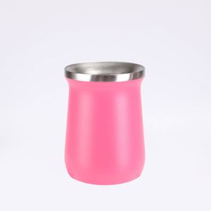 แก้วกาแฟเก็บความร้อนสแตนเลสขนาด 8 ออนซ์ ลายเปลือกไข่ สำหรับเดินทาง - Product Image 4