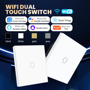 Graffiti Dual Control Wifi Smart Switch 86mm Zero Live Wall Switch With App Voice Multi Control Linkage Tuya Smart Home - Product Image 5