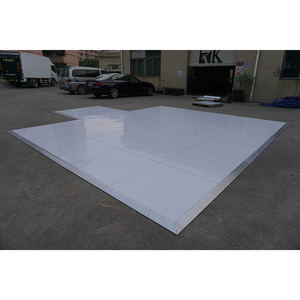 1x1m <b>portable</b> outdoor flooring white wood dance floor for party - Product Image 6