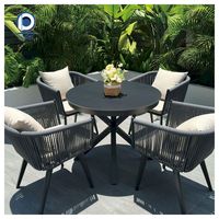 Ensemble de meubles d'extérieur Prima, design modulaire combinable pour terrasse, jardin, salon, table et chaises