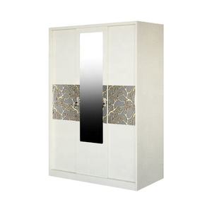 Armoire en acier imprimé sur mesure à 3 portes coulissantes, anti-humidité, pour chambre à coucher, <span class=keywords><strong>meuble</strong></span> de maison - Product Image 3