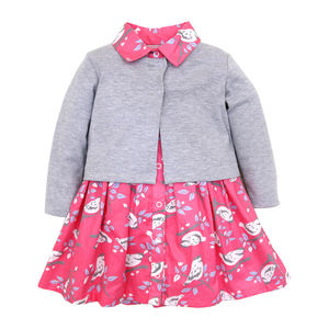 Set neonato all'ingrosso vestito da neonata + cappotto 2 pezzi Set di abbigliamento per bambini cardigan girl dress abbigliamento per bambini - Product Image 5
