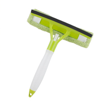 Nettoyeur de vitres avec pulvérisateur, tampon en microfibre, raclette en caoutchouc, outil de nettoyage de fenêtres, emballage personnalisé avec logo