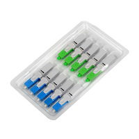 Conector de montaje rápido prepulido rápido de fibra óptica UPC, conector rápido de fibra óptica SC PC Blue Rett Fqc de uso repetido, conector rápido de fibra óptica