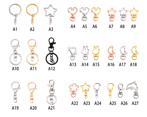 Doble forma personalizada Resina epoxi transparente Dibujos animados Anime Acrílico Encantos Brillo Epoxi Llavero transparente. - Product Image 6