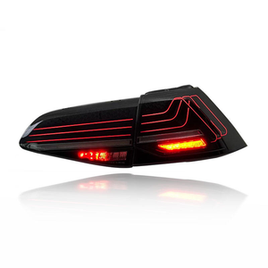 Système d'éclairage automobile pour <span class=keywords><strong>Golf</strong></span> 7 Feux arrière 2018-2020 Mise à niveau vers le nouveau style CSL Feux arrière LED complets Feux de frein - Product Image 5