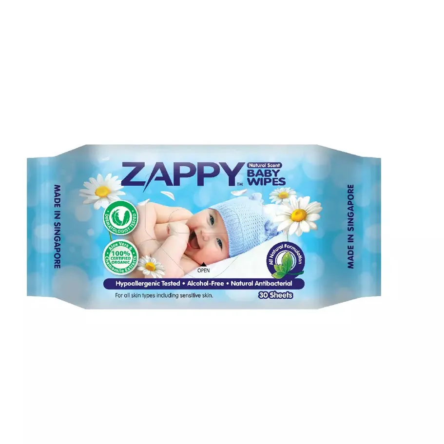 Zappy baby product 200 x 150mm soft tissue natural formulation organic certified other baby supplies