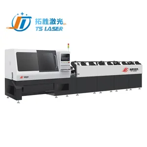 Tuosheng meilleure qualité tuyau en métal fibre laser cutter tube 3000w 4000w 6000w 3d fibre laser tube découpeuse