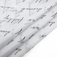 Papier de Soie Personnalisé Noir et Blanc de Luxe 17gsm 28gsm pour T-shirts, Cadeaux, Fruits, Emballage Coton, Cadres Photo, Recyclable