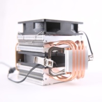 Refroidisseur de processeur Cool Storm T90 LGA 1200, 4 caloducs, roulement fluide 90 mm, ventilateur de refroidissement d'air pour boîtier d'ordinateur 3 broches