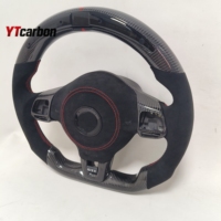 YTcarbon pour Golf MK6 GTI GTD r-line R Racing Style personnalisé volant LED en Fiber de carbone véritable