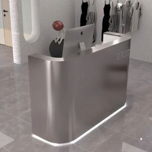 Boutique de bar personnalisée en acier inoxydable Petite caisse enregistreuse Réception Simple Salon de coiffure Salon de beauté Réception - Product Image 6