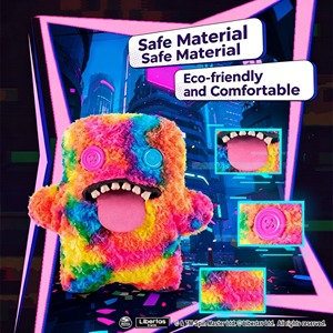 Peluches Officielles Authentiques de <span class=keywords><strong>la</strong></span> Série Monstres Fantaisie Mignons - Poupées Tendance Mignonnes et Perverses au Style Original - Product Image 2