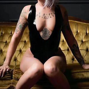 Catsuit en latex vacances <span class=keywords><strong>plage</strong></span> bord de mer collants fille sexy maillot de bain en latex - Product Image 3