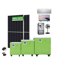 Panel de Silicio Monocristalino, Inversor de Baja Frecuencia, Kit de Sistema de Energía Solar Impermeable IP54 de 3KW WON-OESS-3000W para Rancho