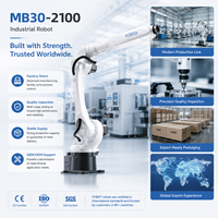 Bras robotisé industriel FOBOT MB20-2100 à 6 axes, portée de 2100 mm, solution de chargement intégrée par Expert SI