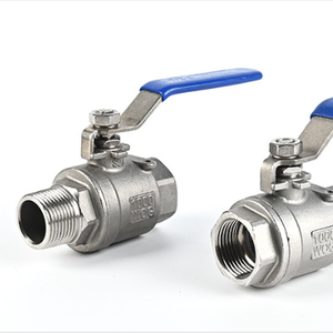 Vannes à boisseau sphérique manuelles en acier inoxydable 2 pièces, haute température, filetage mâle-femelle OEM, DN8-DN50, pour eau, de la marque Carp Journey Factory - Product Image 5