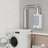 Kit de ventilation en aluminium Semi-rigide, conduit d'air Flexible