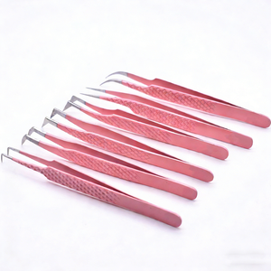 <span class=keywords><strong>Pinzas</strong></span> de Precisión <span class=keywords><strong>para</strong></span> Pestañas Yucagci Rosadas, Diseño de Pico de Águila en Ángulo Recto de 90 Grados, Producto Nuevo en Oferta - Product Image 2