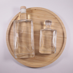 Bouteille de vin en verre français de haute qualité 200ml 500ml avec liège vide liqueur vin whisky tequila <span class=keywords><strong>vodka</strong></span> 16OZ bouteille en verre avec liège - Product Image 4