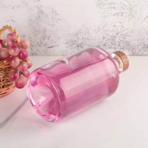 Usine Clair Rond <span class=keywords><strong>Cidre</strong></span> Cointreau Bouteille Pack 750ml Whisky Brandy Vide Verre Liqueur Boissons Bouteilles avec <span class=keywords><strong>Bouchon</strong></span> De Liège - Product Image 6