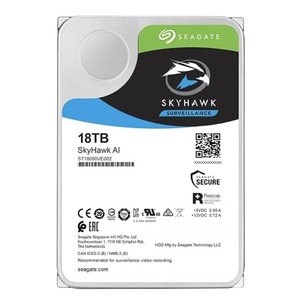 Seagate SkyHawk 18TB Internal 3.5 "SATA 6 Gb/s, HDD Hard Disk Drive rekaman magnetik konvensional - Product Image 1