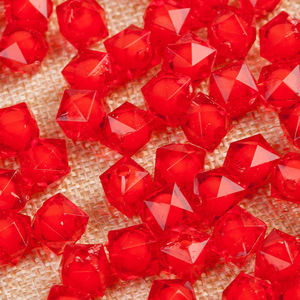 Acrylic Square <b>Beads</b> 8mm Loose For Jewelry Making DIY Crafting Wholesale By Weight - Product Image 1