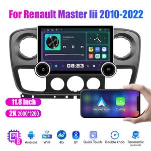 Autoradio Android 2 Din pour <span class=keywords><strong>Renault</strong></span> <span class=keywords><strong>Master</strong></span> III 2010-2022 avec Écran QLED 2K de 11,8" à Double Bouton Diamant, Stéréo Android <span class=keywords><strong>Auto</strong></span> et CarPlay - Product Image 4