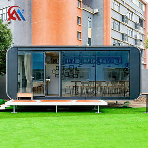 豪华风格，品质卓越，20英尺快速安装预制模块式苹果小屋，采用三明治面板，可定制尺寸 - Product Image 1