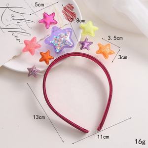 Diadema de Fieltro con Forma de Planeta, Sol y Luna para Niñas, con Brillantina, Talla Única, para Fiestas de Cumpleaños y Celebraciones - Product Image 4