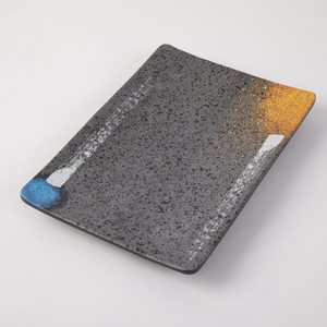 Plato plano Rectangular de melamina, plato de barbacoa de <span class=keywords><strong>Sushi</strong></span> japonés, plato de pastel creativo para restaurante, salida de fábrica - Product Image 4