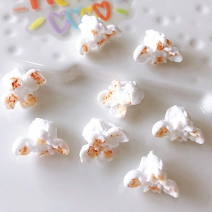 Nuevo diseño resina Flatbacks lindo moda palomitas cabujones artesanías para Diy Slime hacer accesorios Decoración - Product Image 4