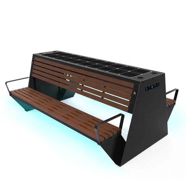 Smart Solar Bench with Intelligent System  Actual Manufacturer