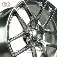Nouvelles Jantes de Voiture en Alliage Forgé 20 Pouces 5x112 Chrome Durables et Élégantes à Rayons en Y 25mm pour Roues de Voiture Particulière – Vente en Gros