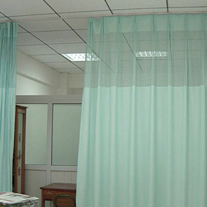 100 poliéster retardante de fuego clínica médica antimicrobiana hospital cortina de tela para <span class=keywords><strong>el</strong></span> centro de belleza - Product Image 2