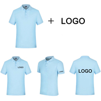 Vente en gros 100% coton Golf pour hommes pour T-shirts polo Simple blanc décontracté Design personnalisé avec logo brodé Tissu tricoté