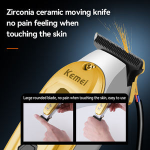 Cortadora <span class=keywords><strong>de</strong></span> Pelo Eléctrica Recargable <span class=keywords><strong>Profesional</strong></span> KEMEI KM-PG1947, <span class=keywords><strong>Recortadora</strong></span> <span class=keywords><strong>de</strong></span> <span class=keywords><strong>Barba</strong></span> para Hombre - Product Image 2