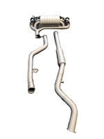Tuyau d'échappement en acier inoxydable avec catalyseur, silencieux et valves pour BMW G22 425I