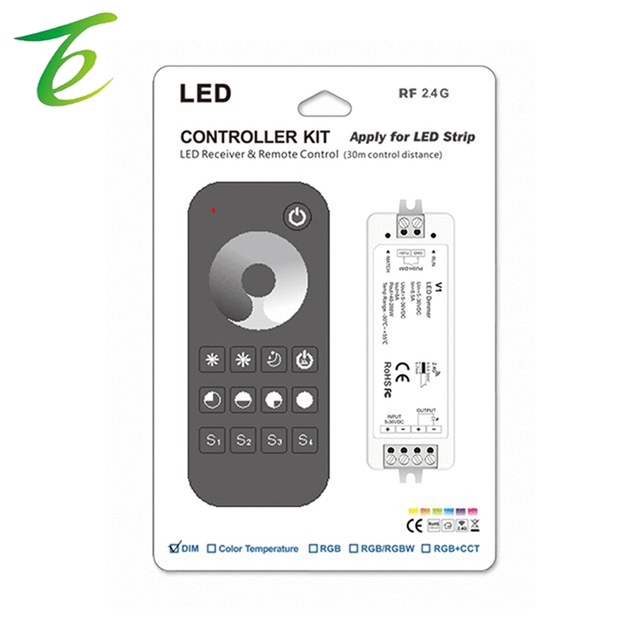 5-36VDC 1-channel *8A RF Dimming Controller Set V1 + RT1