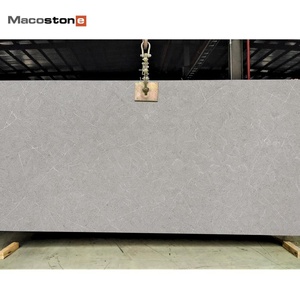 Giá Cả Cạnh Tranh Carrara Thạch Anh Ánh Sáng Màu Xám Tĩnh Mạch Trắng Thạch Anh Đá - Product Image 6