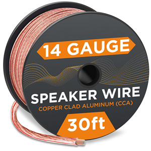<span class=keywords><strong>200</strong></span> pieds 14 jauge AWG HiFi Home cinéma voiture haut-parleurs <span class=keywords><strong>Audio</strong></span> 14/2 doux au toucher PVC veste blindage haut-parleur fil câble bobine moniteur - Product Image 1