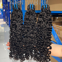 Offre Spéciale : Lots de Cheveux Naturels Bruts du Cambodge, Non Traités, Vente en Gros, Cheveux Humains Indiens, Cheveux Birmans Bouclés, Cheveux Vierges Bruts à Cuticules Alignées