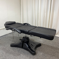 Table de massage hydraulique pliable, lit pour extensions de cils avec matelas pour salon de beauté, spa, domicile, tatouage corporel et massage relaxant